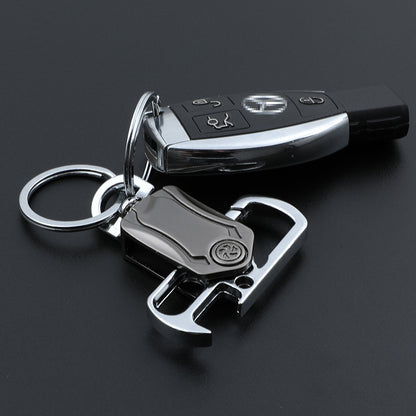 Gyro Spinning Top Keychain | Zinc Alloy Men's Pendant | JP Collections