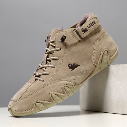 Fleece-Lined Martin Boots – Plush Lining, Unisex | EU 34–50