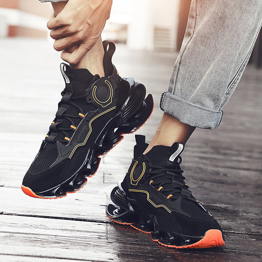 Men's High-Top Basketball Trainers – Colour-Block