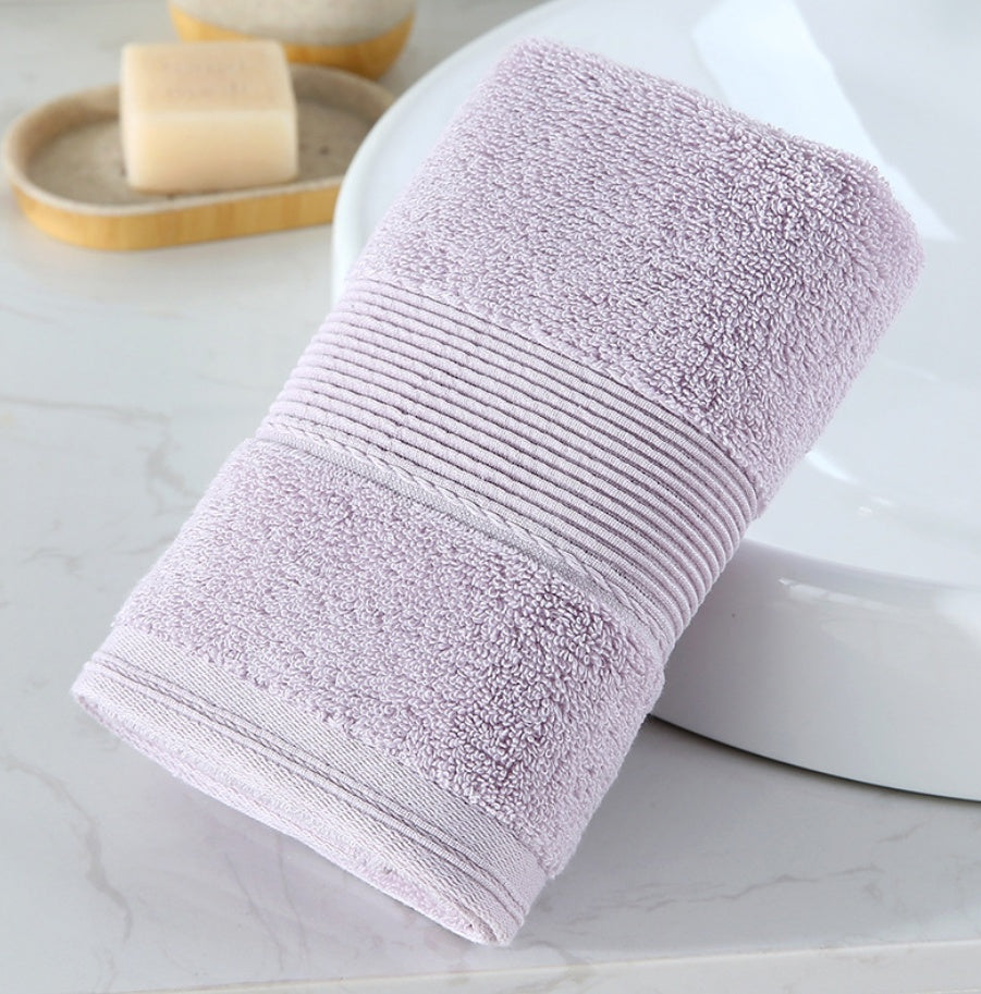 Long-Staple Cotton Face Towel 34x74cm | Soft & Absorbent