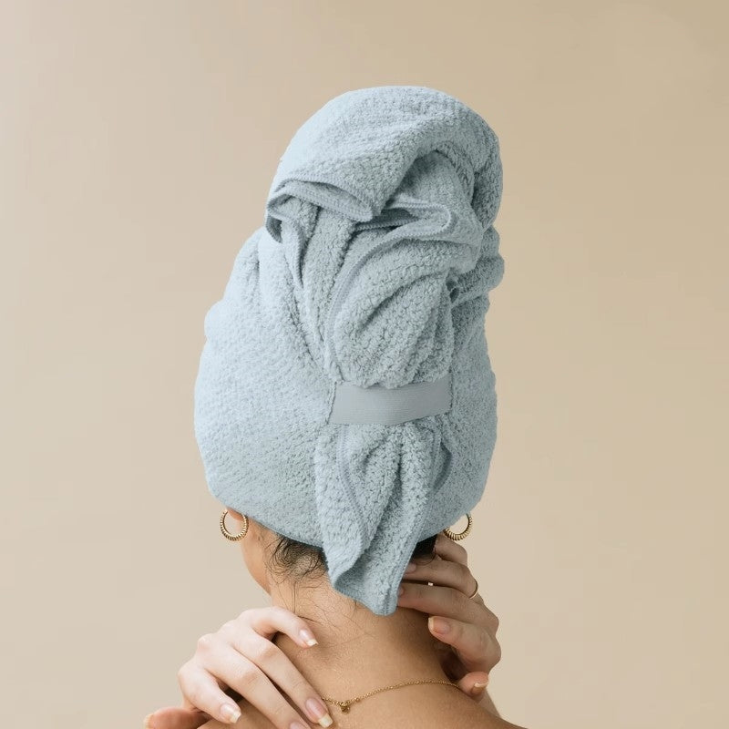 Thickened Coral Fleece Hair Drying Cap | Quick-Dry & Soft | 4 Colours