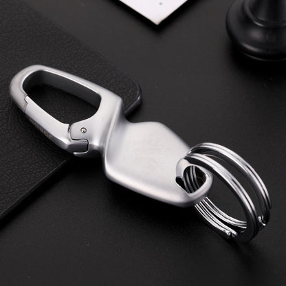 Metal Waist Clip Car Keyring | Black, Chrome & Gold