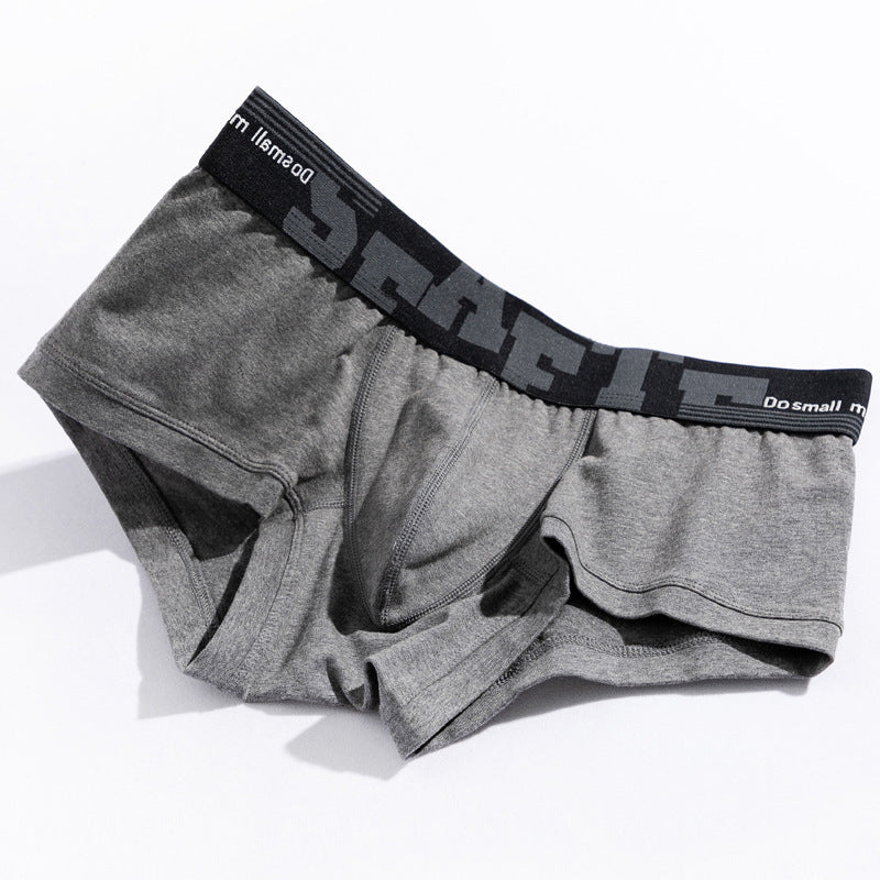 Men's Low-Rise Cotton Boxer Shorts – Body-Shaping Breathable Fit