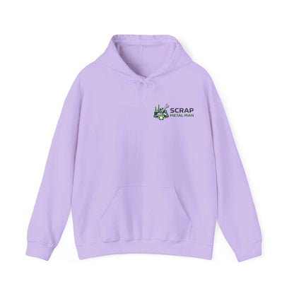 Scrap Metal Man Logo Hoodie – Industrial Style Unisex Sweatshirt