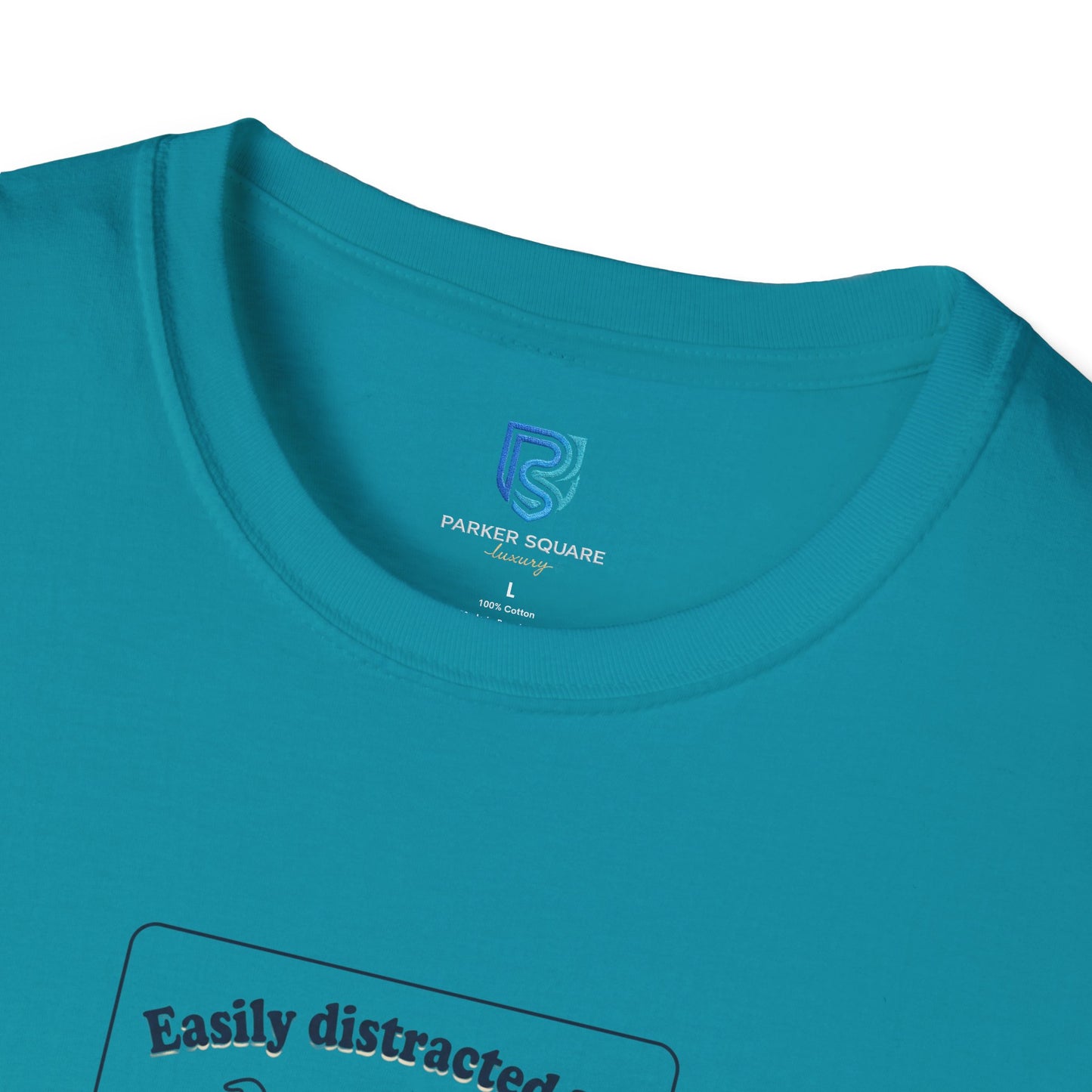 'Easily Distracted By…wait, is that a dog?' Cartoon Dog Graphic Tee