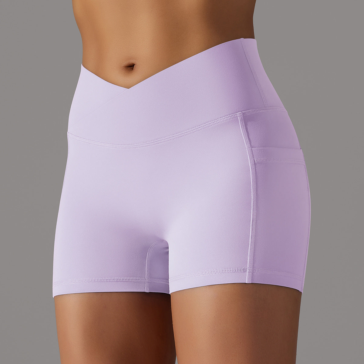 Women's Yoga Shorts with Phone Pocket | Moisture-Wicking | 4 Colours