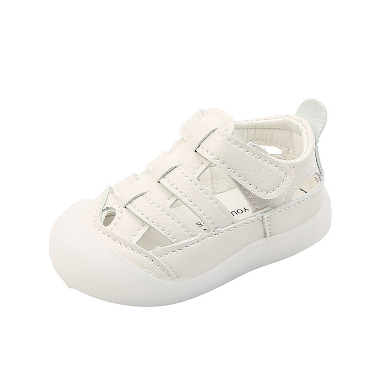Baby & Toddler Striped Sandals – Velcro Infant Shoes