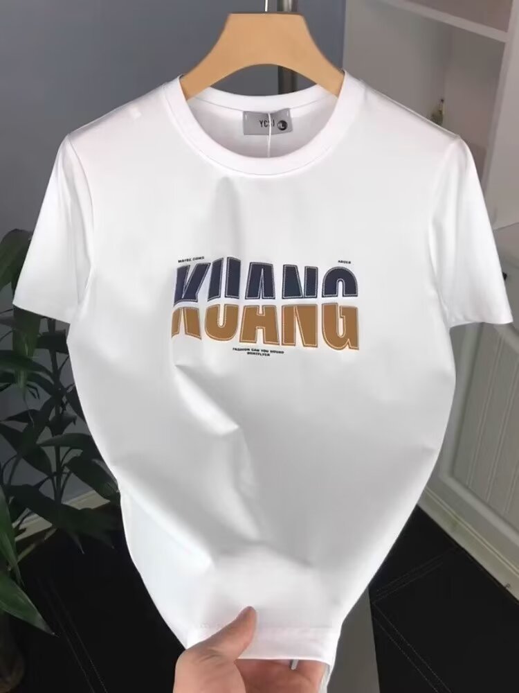 Men's Loose Fit Graphic Cotton T-Shirt S-5XL