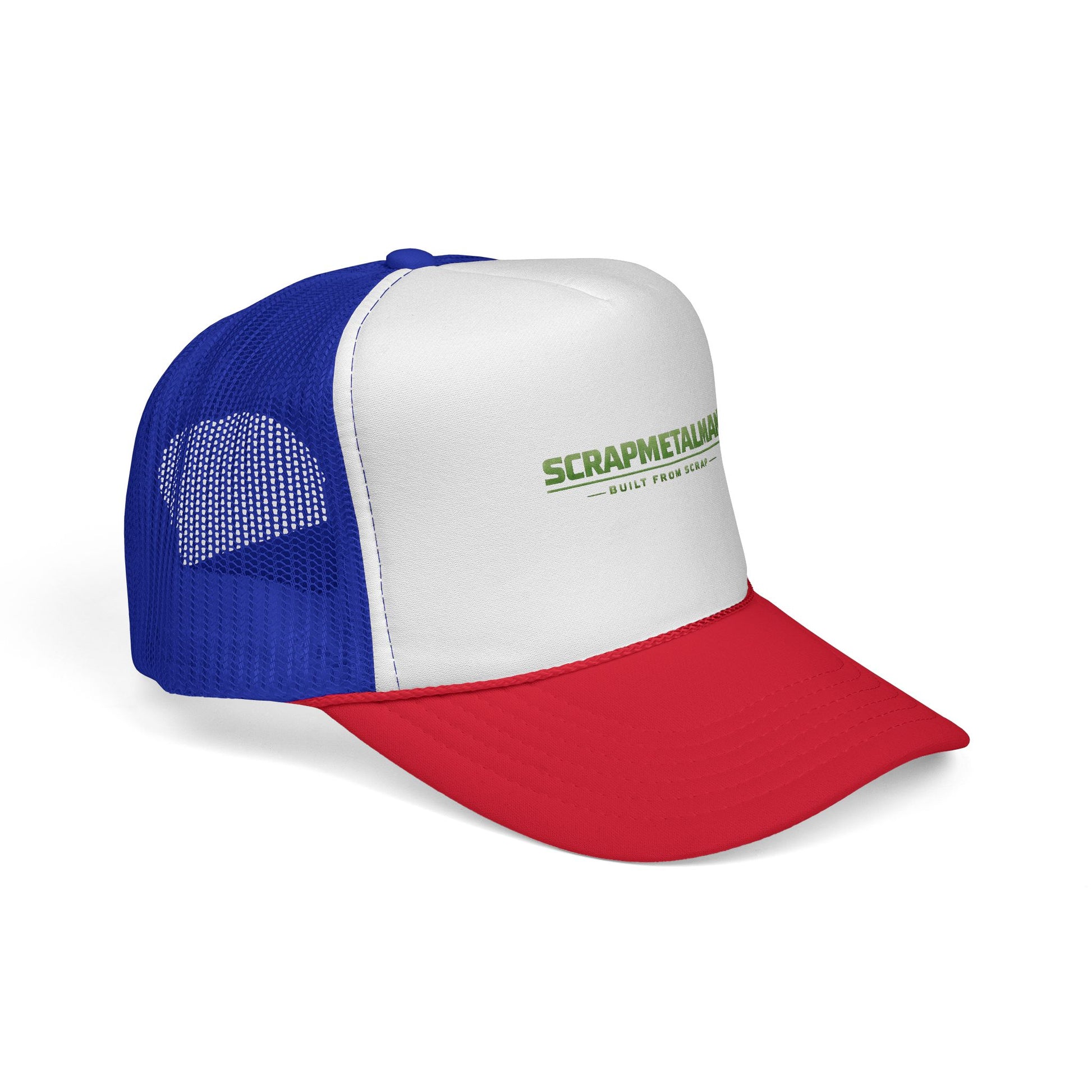 Scrapmetalman Logo Mesh Trucker Cap | Breathable Snapback