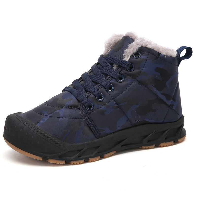 Children's Camouflage Oxford Trainers | Unisex Kids Shoes EU 28-38