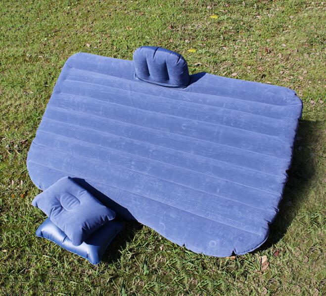 Inflatable Car Bed – Flocked, Universal 5-Seater Fit, 8 Colours