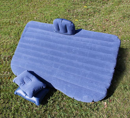 Inflatable Car Bed – Flocked, Universal 5-Seater Fit, 8 Colours