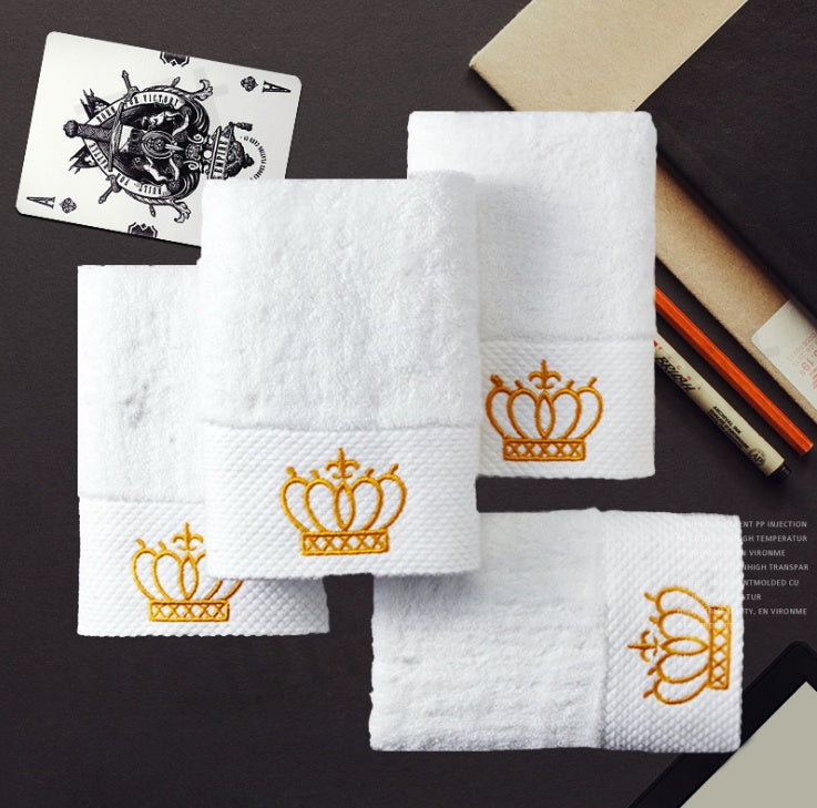 Cotton Embroidery Boutique Sauna & Bath Towel | Multiple Sizes