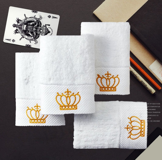 Cotton Embroidery Boutique Sauna & Bath Towel | Multiple Sizes