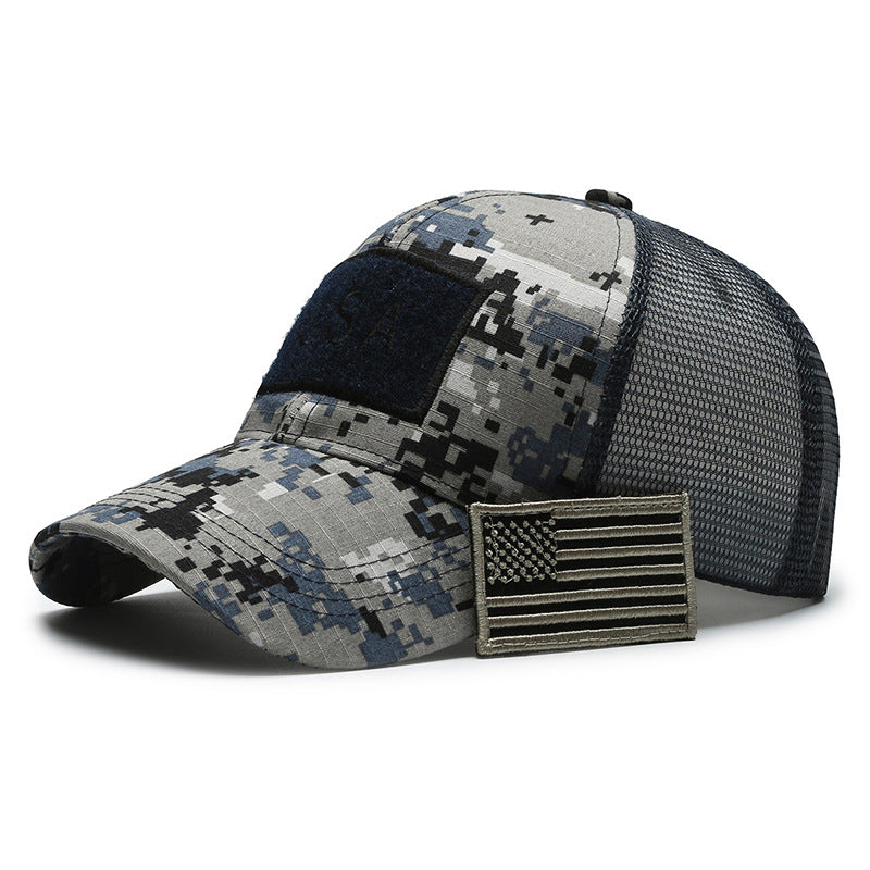 Tactical Camouflage Baseball Cap - Embroidered Cotton Unisex
