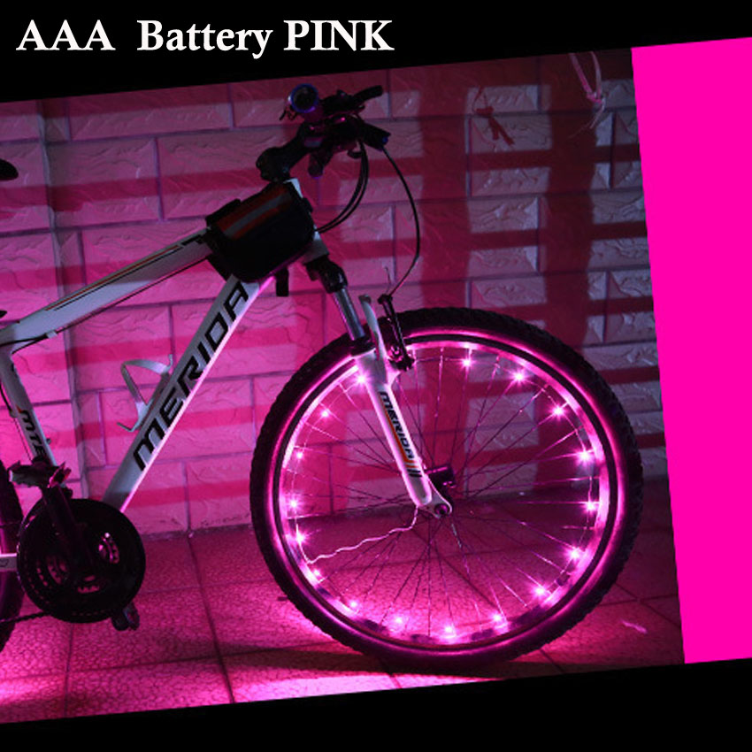 LED Bicycle Spoke Lights – Flashing Wheel Safety Lights 6 Colours