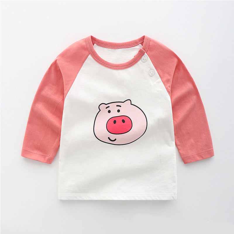 Baby & Kids Cotton Long Sleeve T-Shirt – 12 Print Styles