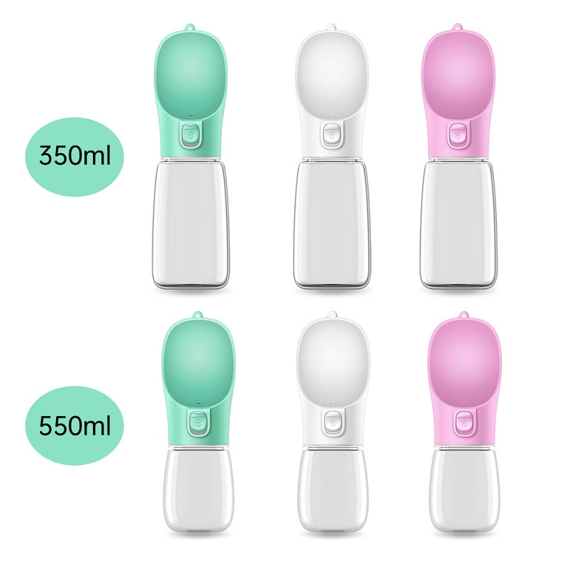 Portable Pet Water Bottle | Button-Press Dog & Cat Drinking Cup