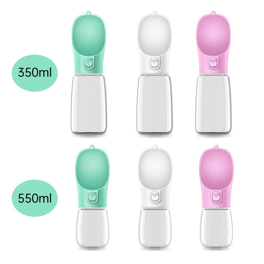 Portable Pet Water Bottle | Button-Press Dog & Cat Drinking Cup