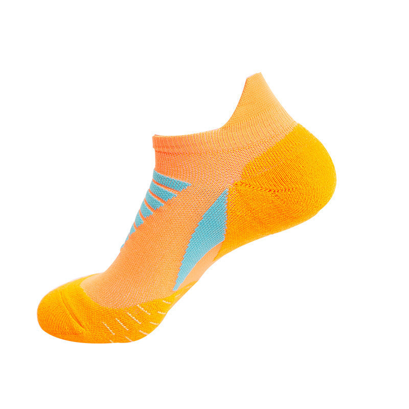 Men's Nylon Jacquard Sports Socks – Breathable Anti-Friction Running Socks