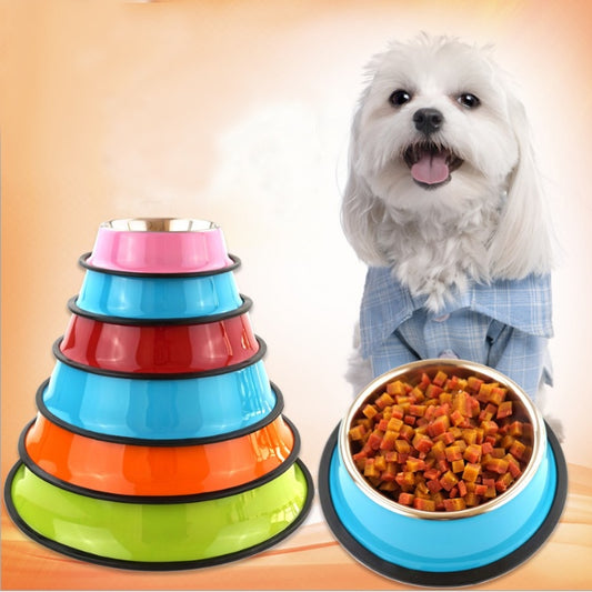 Stainless Steel Pet Bowl | Non-Slip | Food Grade | 6 Sizes