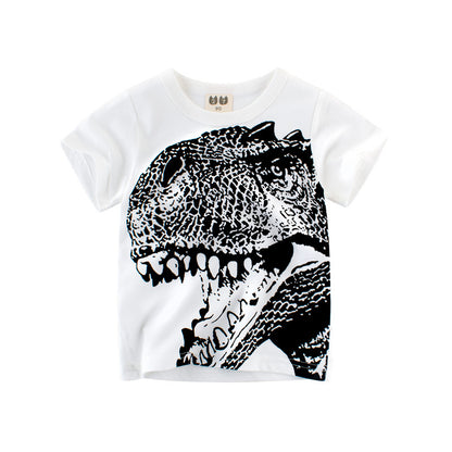 Boys' Cartoon Print Short Sleeve T-Shirt | Ages 2-8