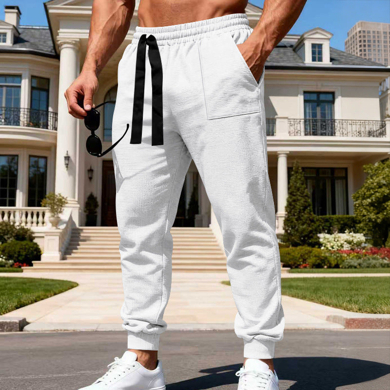 Men's Loose-Fit Casual Sweatpants – Straight-Leg Joggers in 5 Colours