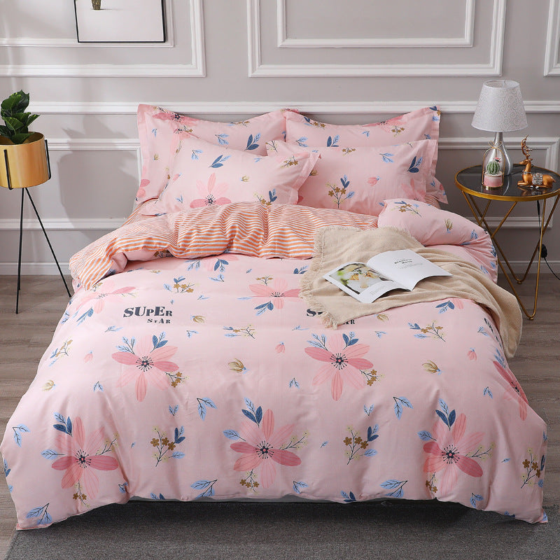 Cotton Four-Piece Bedding Set | Single to Super King & Beyond