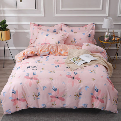 Cotton Four-Piece Bedding Set | Single to Super King & Beyond