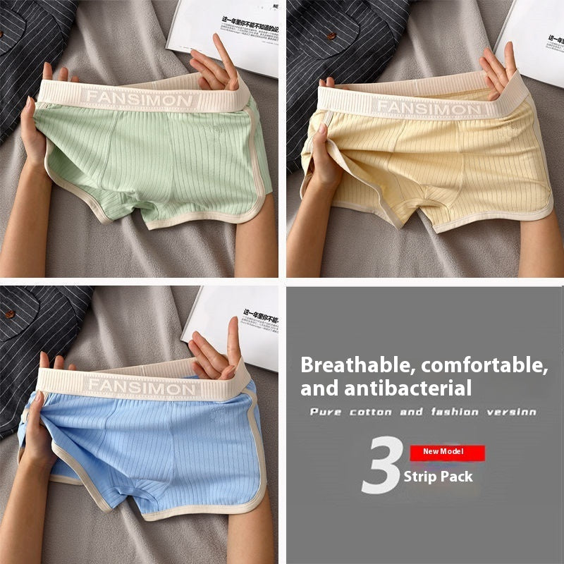 Men's Milk Silk Antibacterial Boxer Briefs 3-Pack – Sports Underwear