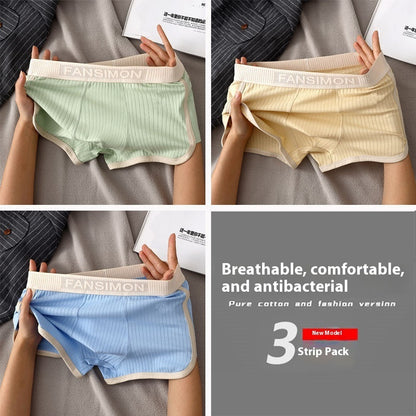 Men's Milk Silk Antibacterial Boxer Briefs 3-Pack – Sports Underwear