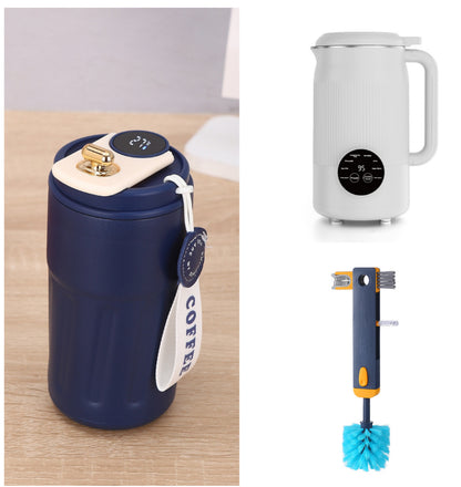 Smart Digital Insulated Tumbler — 316 Stainless Steel Vacuum Flask, 450ml