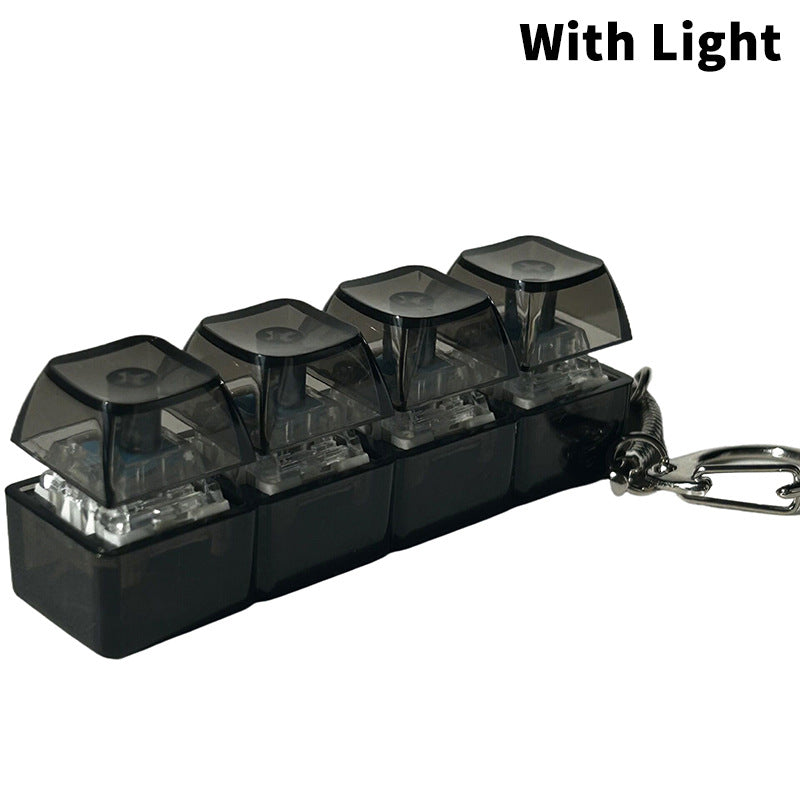 Keyboard Key Clicker Fidget Decompression Toy | 4-Key & 9-Key