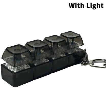 Keyboard Key Clicker Fidget Decompression Toy | 4-Key & 9-Key