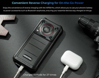 OUKITEL WP36 Pro Rugged Smartphone | Unlocked Mobile Phone