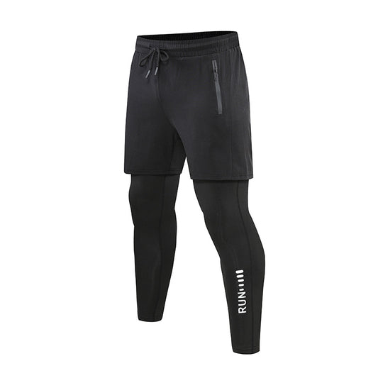 Men's Padded Compression Sports Leggings | Running, Gym & Cycling