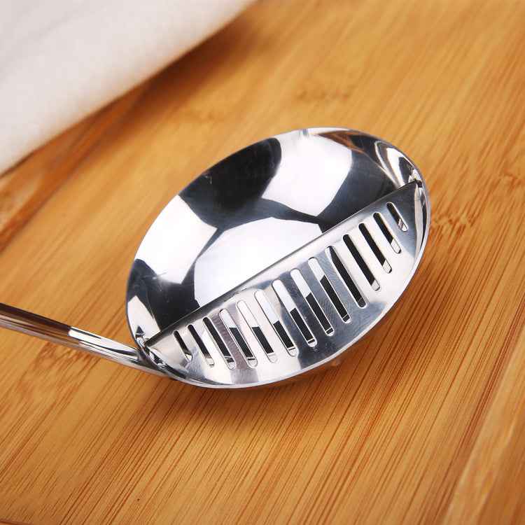 Stainless Steel Colander Ladle Spoon – Detachable Soup Spoon for Kitchen Cooking