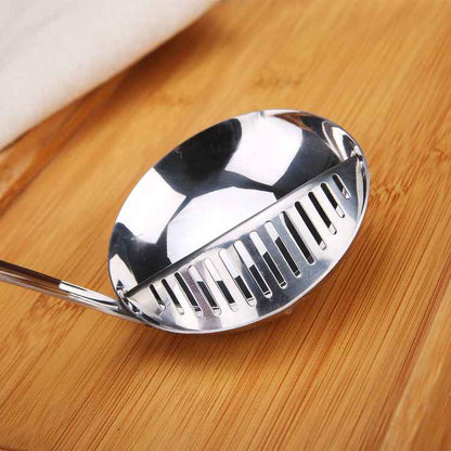 Stainless Steel Colander Ladle Spoon – Detachable Soup Spoon for Kitchen Cooking