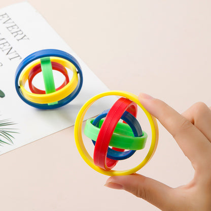 Four-Colour Universal Fingertip Gyro | Inertia Spin Fidget Toy | 6.7cm
