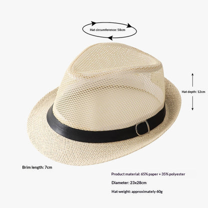 Women's Straw Flat-Top Sun Hat | Resort Panama Style – 18 Variants