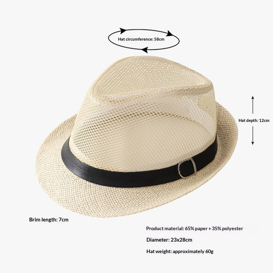 Women's Straw Flat-Top Sun Hat | Resort Panama Style – 18 Variants