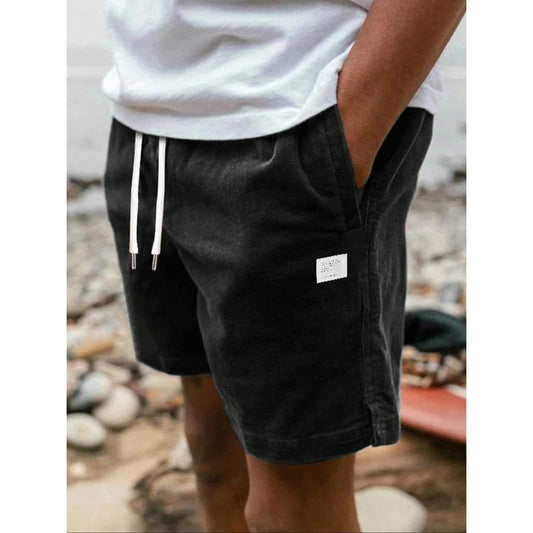 Men's Retro Cropped Trousers | Split Hem Drawstring Waist XS-3XL