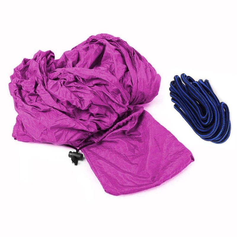 210T Parachute Nylon Camping Hammock – 270×140cm Lightweight Portable Hammock 30+ Colours