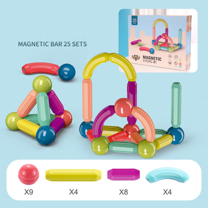 Magnetic Building Blocks Set - STEM Construction Toy for Kids