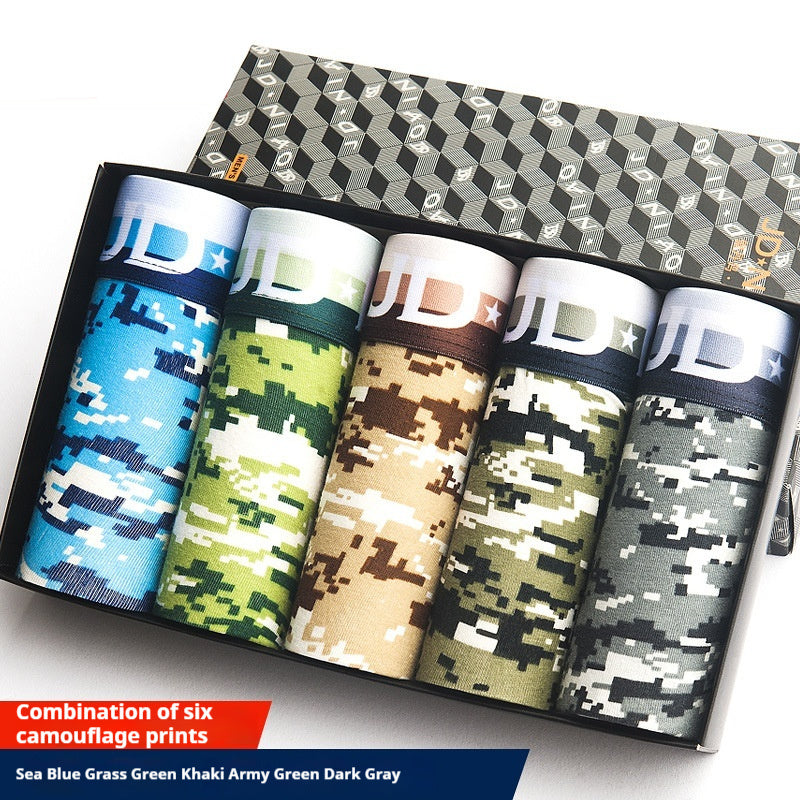 Men's Cotton Boxer Shorts 5-Pack – Mixed Colours, Sizes L–XXXXL