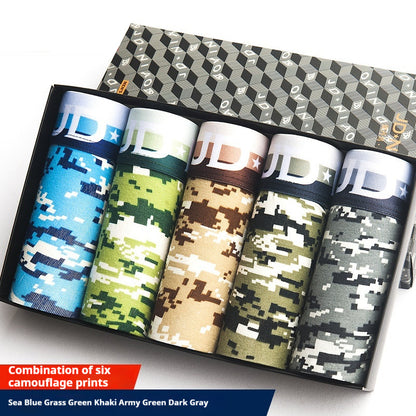 Men's Cotton Boxer Shorts 5-Pack – Mixed Colours, Sizes L–XXXXL