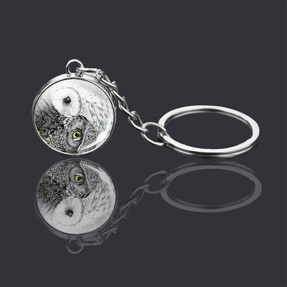 Animal Glass Ball Keychain | Double-Sided Design | 23 Animals