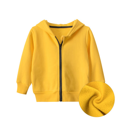 Children's Fleece Zip-Up Hoodie | Kids Warm Jacket 90-140cm