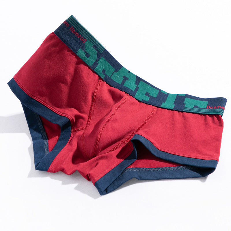 Men's Low-Rise Cotton Boxer Shorts – Body-Shaping Breathable Fit