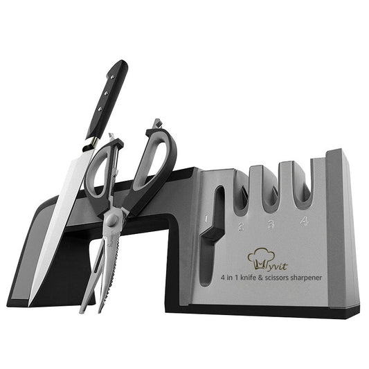 4-in-1 Professional Kitchen Knife Sharpener